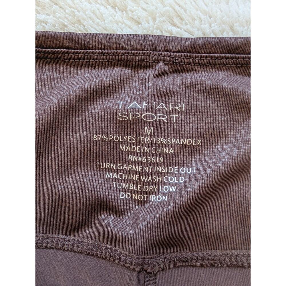 Tahari Sport Brown Midrise Leggings - Picture 4 of 4